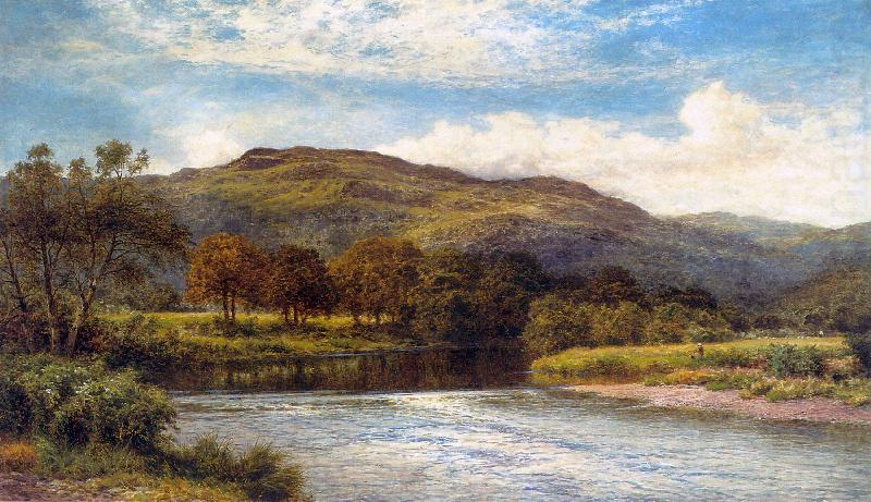 The Conway Near Bettws y Coed, Benjamin Williams Leader